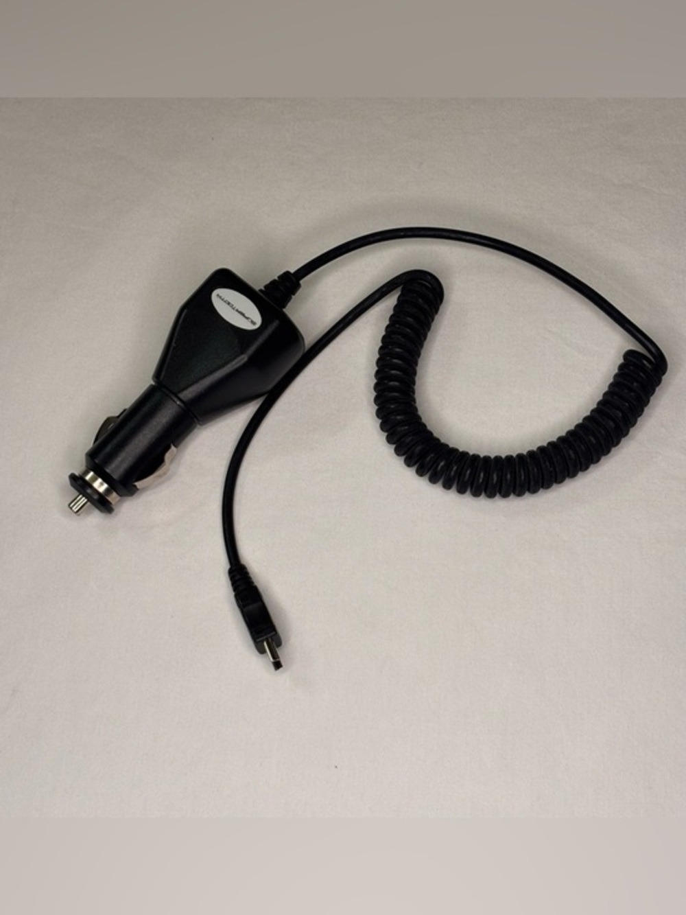 SuperTooth Black Coiled Car Charger with Micro-USB Plug